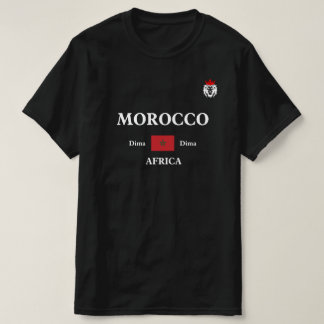 Morocco Africa Lions Dima National Football Fan T-Shirt