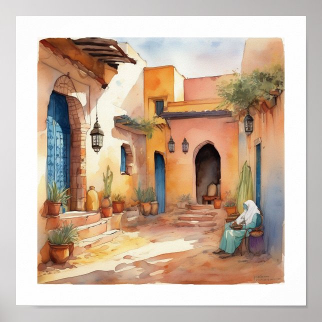 morocco art print (Front)