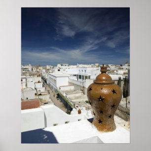 MOROCCO, Atlantic Coast, ESSAOUIRA: High Vantage Poster
