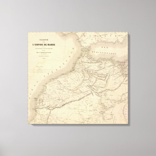 Morocco Canvas Print (Front)