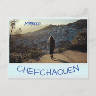 morocco chefchaouen postcard