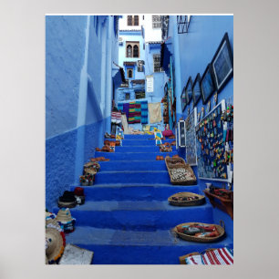 Morocco Chefchaouen Wall decor , Poster , Print