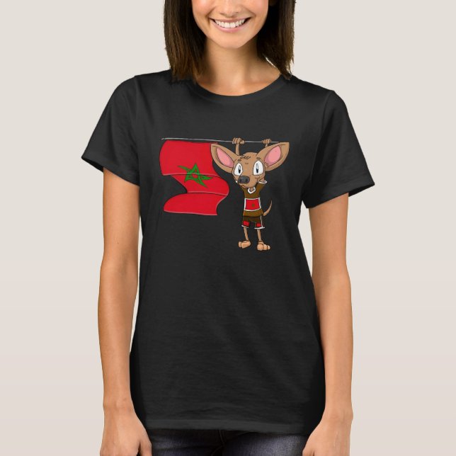 Morocco Chihuahua T-Shirt (Front)