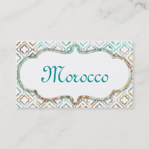 Morocco Clean Business Card