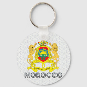 Morocco Coat of Arms Key Ring