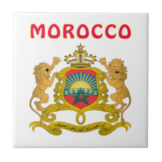 Morocco Coat Of Arms Tile