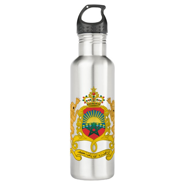 morocco emblem 710 ml water bottle (Front)