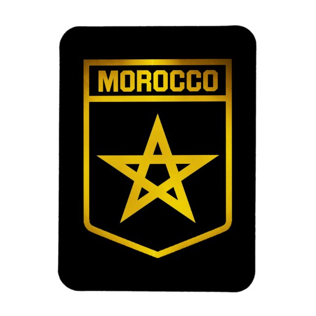 Morocco Emblem Magnet (Vertical)