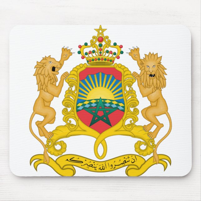morocco emblem mouse pad (Front)