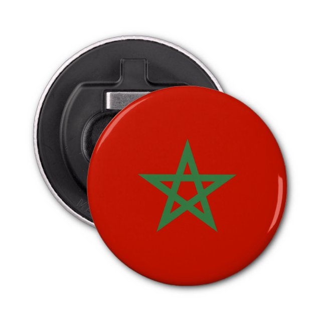 Morocco flag bottle opener (Front)