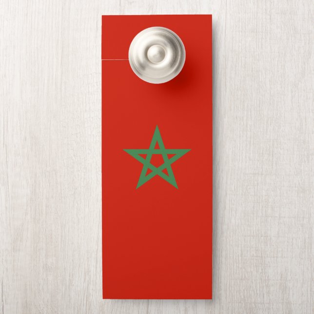 Morocco flag door hanger (On Knob)