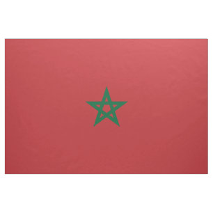 Morocco Flag Fabric