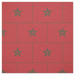 Morocco Flag Fabric