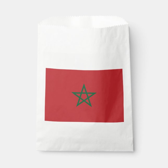 Morocco Flag Favour Bags (Front)