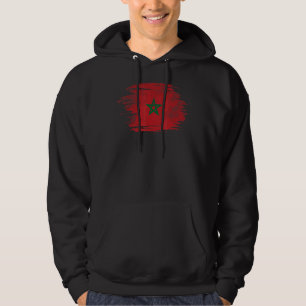 Morocco Flag I Love Morocco Hoodie