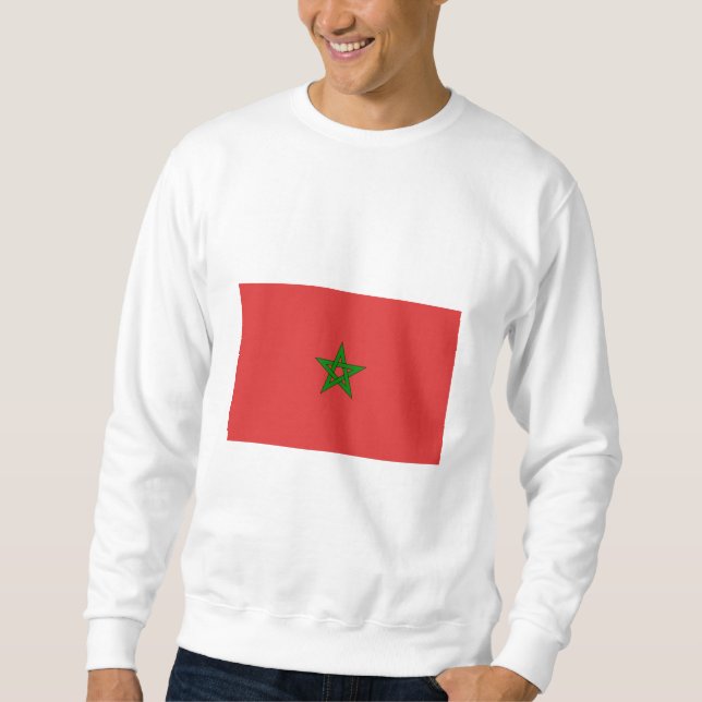 Morocco FLAG International Sweatshirt (Front)