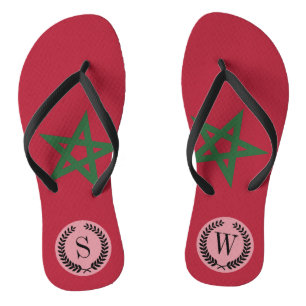 Morocco Flag Jandals