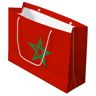 Morocco flag large gift bag