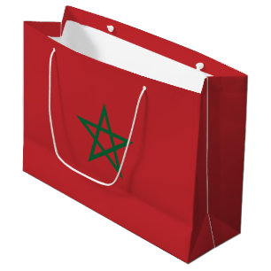 Morocco Flag Large Gift Bag