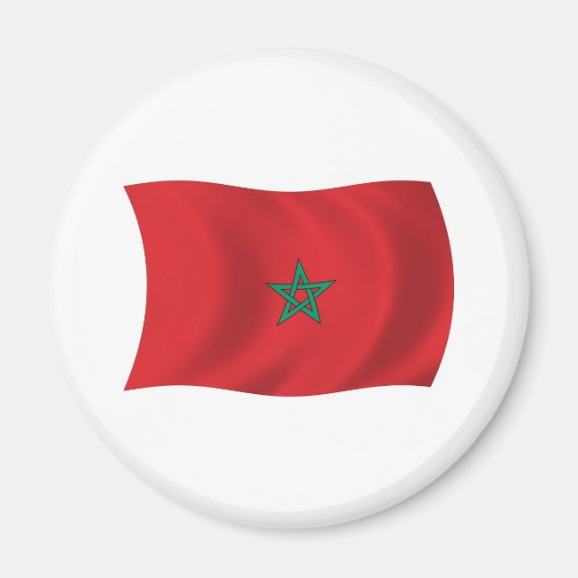 Morocco Flag Magnet (Front)