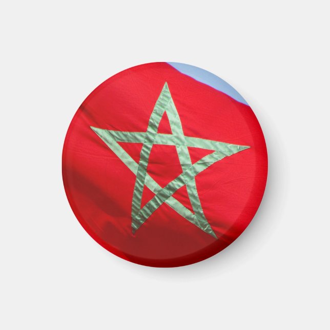 morocco flag magnet (Front)