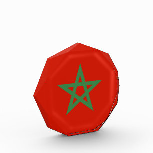 Morocco flag photo block