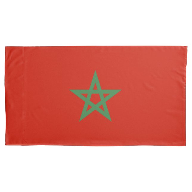 Morocco flag pillowcase (Front)