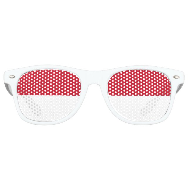 Morocco Flag Retro Sunglasses (Front)
