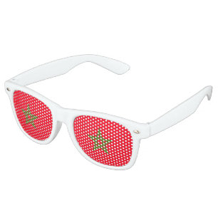 Morocco Flag Retro Sunglasses
