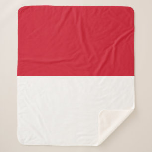 Morocco Flag Sherpa Blanket
