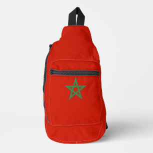 Morocco flag sling bag