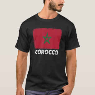 Morocco Flag Support Moroccan People Women Men T-Shirt
