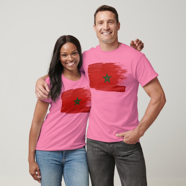 Morocco Flag T-Shirt (Unisex)