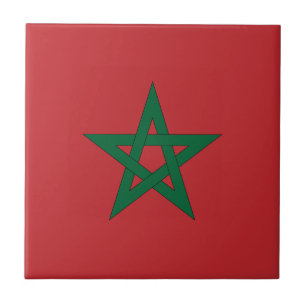Morocco Flag Tile