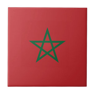 Morocco Flag Tile