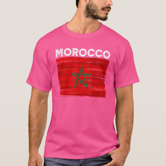 Morocco Flag Vintage Morocco Flag T-Shirt