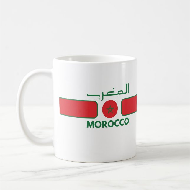 Morocco Football National Team  Coffee Mug (Left)
