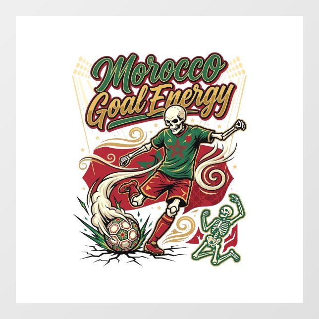 Morocco Goal Energy Skeleton Striker Nations Creat (Sheet)