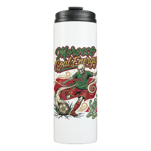 Morocco Goal Energy Skeleton Striker Nations Creat Thermal Tumbler