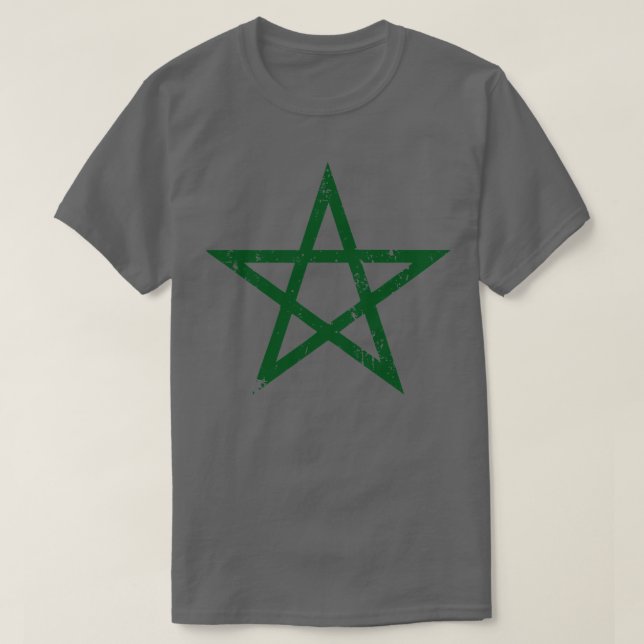 morocco grunge star T-Shirt (Design Front)