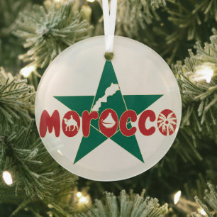 Morocco: Heritage Forged into a Star Glass Tree Decoration