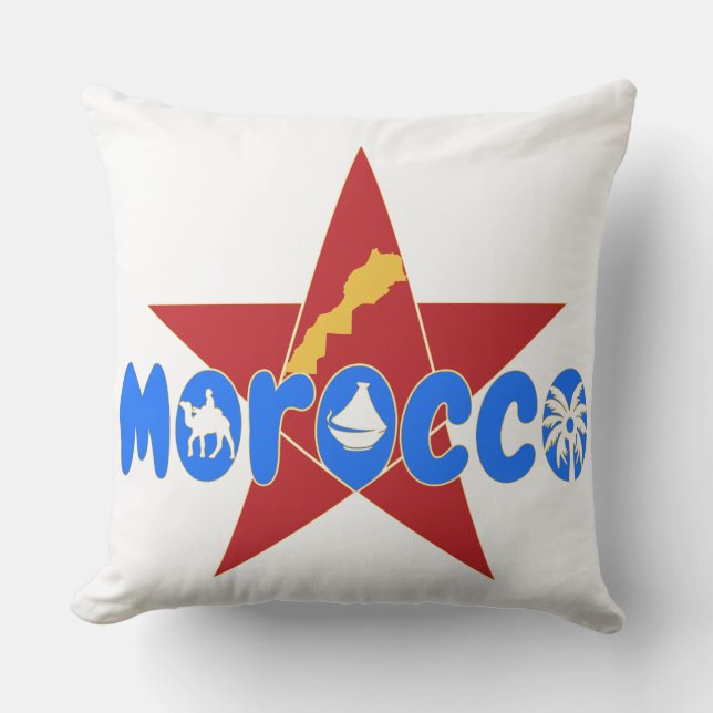Morocco; heritage to cherish with pride cushion (Front)