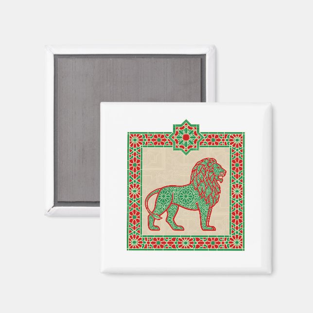 Morocco-inspired decorative magnet (Front/Back)
