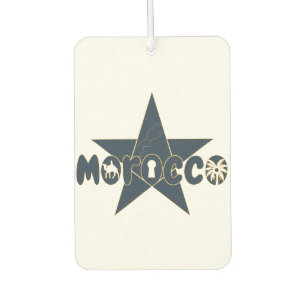 Morocco is a heritage worthy of pride car air freshener