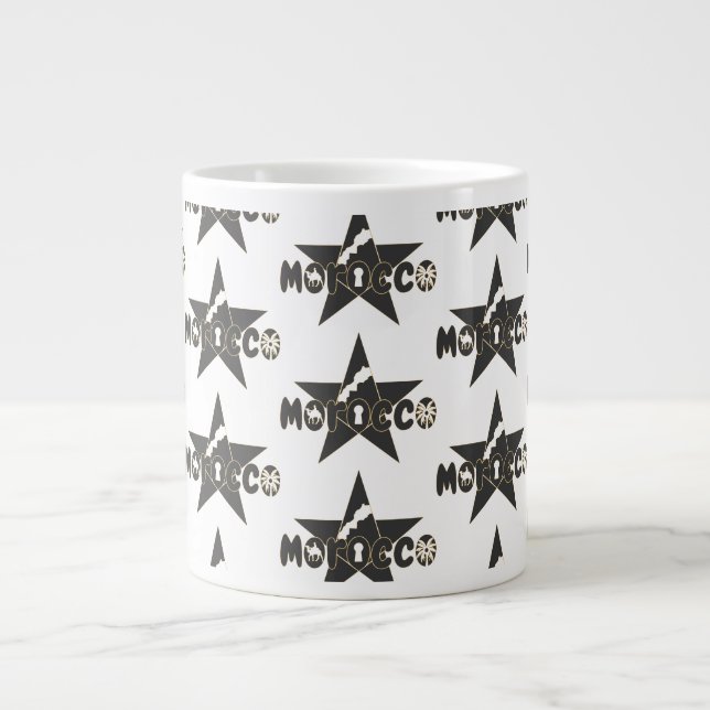 Morocco is home, history, and heart large coffee mug (Front)