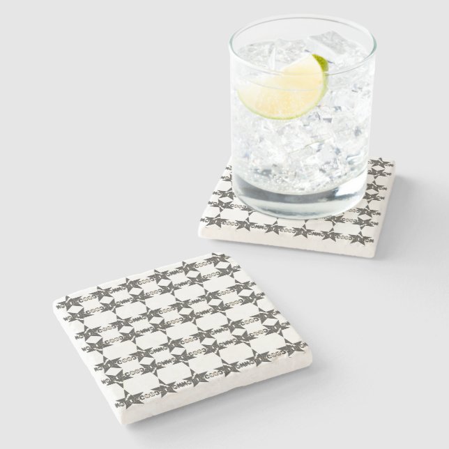 Morocco is home, history, and heart stone coaster (Side)