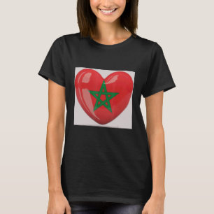 Morocco is my country and is my heart yallah ya L T-Shirt