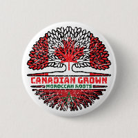 Morocco Moroccan Canadian Canada Tree Roots Flag