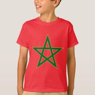 Morocco Moroccan Flag Soccer Football Lover T-Shirt