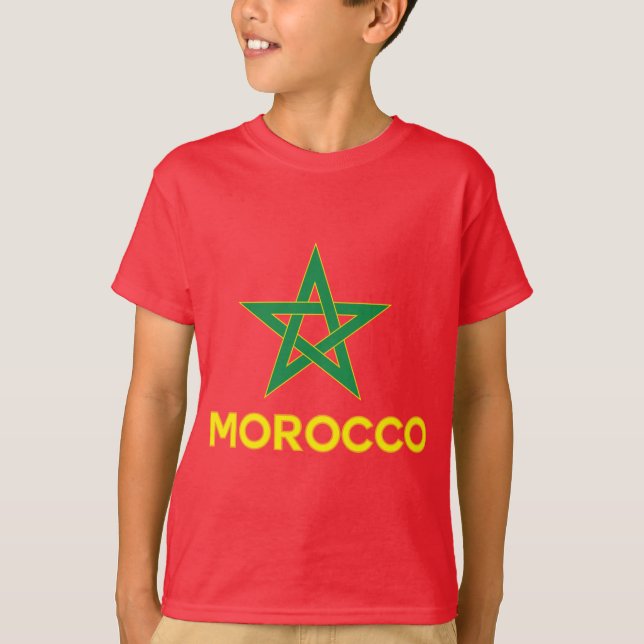 Morocco - Moroccan Flag T-Shirt (Front)